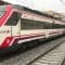 C1 train that serves Malaga to Fuengirola at a station